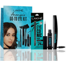 Deals and Offers on - Lakm Ananyas Eyeconic Makeup Kit(Kajal, Liquid Eyeliner, Curling Mascara, 15 g) Deals, Discounts & Offers on - Lakm Ananyas Eyeconic Makeup Kit(Kajal, Liquid Eyeliner, Curling Mascara, 15 g)
