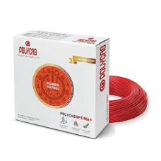 Deals and Offers on - Polycab Optima Plus FR-LF 0.75 SQ-MM, 90 Meters PVC Insulated Copper Wire Single Core Flexible House Cable Deals, Discounts & Offers on - Polycab Optima Plus FR-LF 0.75 SQ-MM, 90 Meters PVC Insulated Copper Wire Single Core Flexible House Cable