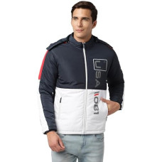 Deals and Offers on Men - UrbanMark Men Regular Fit Men Colorblock Hooded Jacket Deals, Discounts & Offers on Men - UrbanMark Men Regular Fit Men Colorblock Hooded Jacket