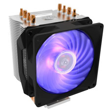 Deals, Discounts & Offers on  - Cooler Master Hyper H410R RGB CPU Cooler - 92mm Fan | Support AMD & Intel CPU Socket AM4, AM3, LGA 1700, 2011, 1151, 1150 | PWM Case Fans | Direct Contact Technology | 4 Heat Pipes