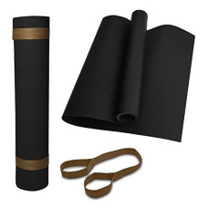 Deals, Discounts & Offers on  - Cockatoo YM100 Yoga Mat For Women & Men, Anti Slip, EVA Material, (4mm-6mm) Exercise Mat For Home Gym |Yoga Mat For Gym Workout and Yoga Exercise (4MM, Black)