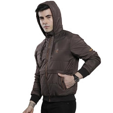 Deals and Offers on Men - The Indian Garage Co Men's Hooded Casual Jacket (0521-JKT-76-05_Cherry Red Deals, Discounts & Offers on Men - The Indian Garage Co Men's Hooded Casual Jacket (0521-JKT-76-05_Cherry Red