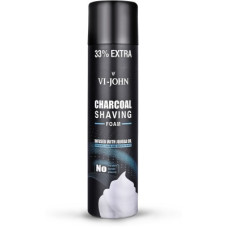 Deals and Offers on - VI-JOHN Charcoal Shaving Foam Infused with Joboba oil Pack of 1(300 g) Deals, Discounts & Offers on - VI-JOHN Charcoal Shaving Foam Infused with Joboba oil Pack of 1(300 g)
