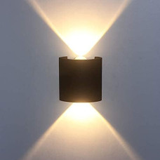 Deals and Offers on - Desidiya 4 Watts (Pack of 1) 2 Ray Oval Up-Down Outdoor LED Outdoor Waterproof IP65 Exterior Wall Step Light Fixture Waterproof Lamp (Warm White, Black Body) Deals, Discounts & Offers on - Desidiya 4 Watts (Pack of 1) 2 Ray Oval Up-Down Outdoor LED Outdoor Waterproof IP65 Exterior Wall Step Light Fixture Waterproof Lamp (Warm White, Black Body)