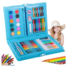 Deals, Discounts & Offers on  - Toy Imagine 68 Pcs Color Set/Kit for Kids Drawing & Painting Set/Case Art & Craft Supplies 12 Crayon 8 Sketch Pens 8 Color Pencils 6 Oil Plaster Colour 12 Water Color Best Gift