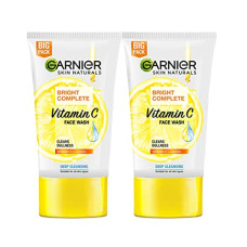 Deals and Offers on Beauty Care - Garnier Skin NaturalsBright Complete Vitamin C Facewash, For Brighter and Glowing Skin - Suitable For all Skin Types - 150g (Pack of 2) Deals, Discounts & Offers on Beauty Care - Garnier Skin NaturalsBright Complete Vitamin C Facewash, For Brighter and Glowing Skin - Suitable For all Skin Types - 150g (Pack of 2)