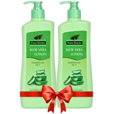 Deals and Offers on - Pure Roots Aloe Vera Lotion - Pack of 2 ( 300ml * 2 )(600 ml) Deals, Discounts & Offers on - Pure Roots Aloe Vera Lotion - Pack of 2 ( 300ml * 2 )(600 ml)
