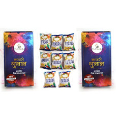 Deals and Offers on - CraftVatika Herbal Pure Starch Luxury Gulal Colours in Gift Packaging Box, Soft n Silky Perfumed Holi Colors, Natural Starch Base Holi Rang, Non Toxic Eco Friendly Color Powder, 8 Shades, 800g (1) Deals, Discounts & Offers on - CraftVatika Herbal Pure Starch Luxury Gulal Colours in Gift Packaging Box, Soft n Silky Perfumed Holi Colors, Natural Starch Base Holi Rang, Non Toxic Eco Friendly Color Powder, 8 Shades, 800g (1)