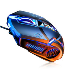 Deals and Offers on - CHONCHOW Wired Gaming Mouse, 3200 DPI Optical Sensor, RGB Lighting, 6 Mechanical Buttons, Ergonomic, Compatibility, Lightweight & Durable Mouse Deals, Discounts & Offers on - CHONCHOW Wired Gaming Mouse, 3200 DPI Optical Sensor, RGB Lighting, 6 Mechanical Buttons, Ergonomic, Compatibility, Lightweight & Durable Mouse