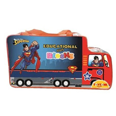 Deals, Discounts & Offers on  - Toyzone Superman Educational Bus Blocks 111 Pcs -80824 | Blocks Game | Educational Blocks | Bus Pack | Educational Toy for Kids | Smart Activity Fun and Learning Blocks | Colorful Blocks
