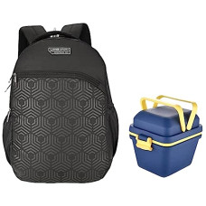 Deals, Discounts & Offers on Laptop Accessories - Lavie Sport ATLANTIS HEXA LAPTOP BPK-SCHOOL BAG with Tosaa Lunch Box