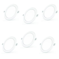 Deals and Offers on - Polycab 18W LED Panel Light Scintillate Edge Slim Round Smart Offers Bright Lumination Long Lifespan No Harmful Radiation (Warm White, 3000K, 6 PCS, Cut Out: 7.79 inches) Deals, Discounts & Offers on - Polycab 18W LED Panel Light Scintillate Edge Slim Round Smart Offers Bright Lumination Long Lifespan No Harmful Radiation (Warm White, 3000K, 6 PCS, Cut Out: 7.79 inches)