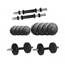 Deals and Offers on - Protoner PVC DM 4-40 Kg Dumbbells Set and Fitness Kit Deals, Discounts & Offers on - Protoner PVC DM 4-40 Kg Dumbbells Set and Fitness Kit