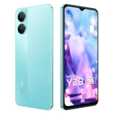 Deals, Discounts & Offers on Electronics - [For ICICI & HDFC Card] vivo Y28 5G (Glitter Aqua, 6GB RAM, 128GB Storage) with No Cost EMI/Additional Exchange Offers