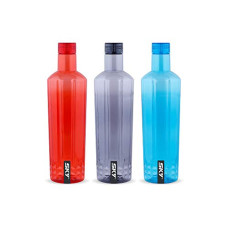 Deals, Discounts & Offers on  - SKY Jewel Unbreakable PET Water Bottle,Set Of 3,1000 ml,Multicolor