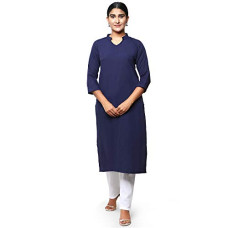 Deals, Discounts & Offers on Women - Shiv Textiles Women's Crepe Regular Kurta