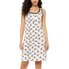 Deals, Discounts & Offers on Women - Clovia Women's Cotton Tiger Print Short Nightdress with Pocket