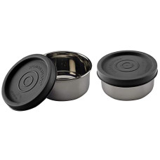 Deals, Discounts & Offers on  - Signoraware Nano Round Steel Small, Set of 2, 50ml+50ml, Black