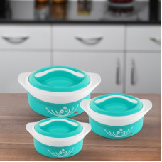 Deals, Discounts & Offers on  - cello Hot Feast Pack of 3 Thermoware Casserole Set(1500 ml, 1000 ml, 500 ml)