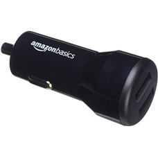 Deals, Discounts & Offers on Mobile Accessories - AmazonBasics 4.8 Amp/24W Dual USB Car Charger