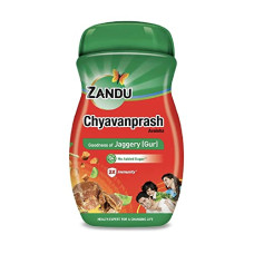 Deals, Discounts & Offers on  - Zandu Chyavanprash Avaleha, Made with Jaggery (Gur), 900g, No added Sugar, 2X Immunity, Increases Strength and Stamina