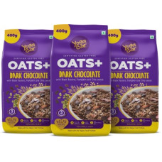 Deals and Offers on Food and Health - Yogabar High Protein Dark Chocolate Oatmeal 400g Pack of 3 Pouch(3 x 0.4 kg) Deals, Discounts & Offers on Food and Health - Yogabar High Protein Dark Chocolate Oatmeal 400g Pack of 3 Pouch(3 x 0.4 kg)