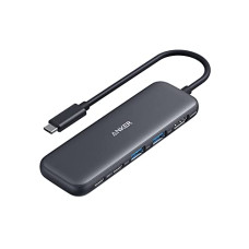 Deals and Offers on - Anker USB C Hub, PowerExpand+ 5 in 1 PD Hub, 1 x 4K HDMI, 2 x Type C PD Ports, 2 x USB 3.0 Ports, 100W PD Pass-Through Charging, 5 Gbps Data Transfer Speed, Anodized Aluminium Body Deals, Discounts & Offers on - Anker USB C Hub, PowerExpand+ 5 in 1 PD Hub, 1 x 4K HDMI, 2 x Type C PD Ports, 2 x USB 3.0 Ports, 100W PD Pass-Through Charging, 5 Gbps Data Transfer Speed, Anodized Aluminium Body