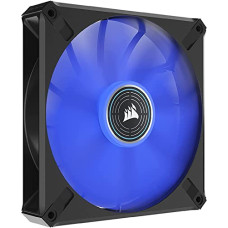 Deals and Offers on - CORSAIR ML140 LED Elite, 140mm Magnetic Levitation Blue LED Fan with AirGuide, Single Pack,Black Deals, Discounts & Offers on - CORSAIR ML140 LED Elite, 140mm Magnetic Levitation Blue LED Fan with AirGuide, Single Pack,Black