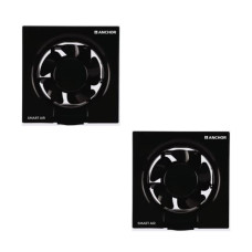 Deals, Discounts & Offers on  - Anchor by Panasonic Smart Air 200 mm Exhaust Fan For Kitchen, Bathroom with Strong Air Suction, Rust Proof Body 60W (Black) (Pack of 2) (14983BK/13073BK)