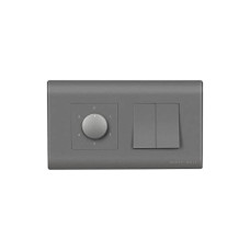 Deals and Offers on - Wipro Northwest (Nowa) Switch Combo of 4M Plate + 1M 6A Switch x2 + 5 Step Fan Regulator, Silver Grey (Kit 9) Deals, Discounts & Offers on - Wipro Northwest (Nowa) Switch Combo of 4M Plate + 1M 6A Switch x2 + 5 Step Fan Regulator, Silver Grey (Kit 9)