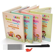 Deals and Offers on Books & Media - MINtile Sank Magic Practice Copybook, (4 Book + 10 Refill) Deals, Discounts & Offers on Books & Media - MINtile Sank Magic Practice Copybook, (4 Book + 10 Refill)