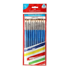 Deals and Offers on Electronics - Faber-Castell TRI Grip Synth Hair Flat Size 5 PCK-10 Deals, Discounts & Offers on Electronics - Faber-Castell TRI Grip Synth Hair Flat Size 5 PCK-10