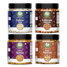 Deals and Offers on - Go Vegan Dry Fruits Combo Pack of Almonds | Cashews | Raisins | Dried Apricot | Pack of 4 | Each 250 GM | Hampers for Employees | Dry Fruits Gift Pack Deals, Discounts & Offers on - Go Vegan Dry Fruits Combo Pack of Almonds | Cashews | Raisins | Dried Apricot | Pack of 4 | Each 250 GM | Hampers for Employees | Dry Fruits Gift Pack