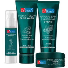 Deals and Offers on - Dr Batra's Skin Fairness Serum - 50 G, Face Wash Instant Glow - 100 gm,Natural Skin Lightening Cream - 100 gm and Intense Moisturizing Cream -100 G (Pack of 4)(4 Items in the set) Deals, Discounts & Offers on - Dr Batra's Skin Fairness Serum - 50 G, Face Wash Instant Glow - 100 gm,Natural Skin Lightening Cream - 100 gm and Intense Moisturizing Cream -100 G (Pack of 4)(4 Items in the set)