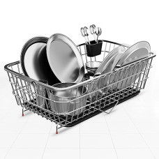 Deals and Offers on - Lifelong Stainless Steel Dish Drainer Rack with Drip Tray/Utensil Drying Stand Deals, Discounts & Offers on - Lifelong Stainless Steel Dish Drainer Rack with Drip Tray/Utensil Drying Stand