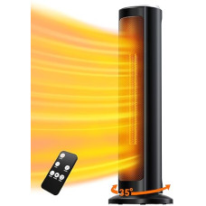 Deals and Offers on - COMFYHOME 70Cm 2000/1000 Watts Room Heater For Home W/Remote,12H Timer,Overheat&Tip-Over Protection,Isi Approved,Ptc Ceramic Electric Fan Heater Ideal For Small&Medium Area Up To 270 Sq.Ft,Black Deals, Discounts & Offers on - COMFYHOME 70Cm 2000/1000 Watts Room Heater For Home W/Remote,12H Timer,Overheat&Tip-Over Protection,Isi Approved,Ptc Ceramic Electric Fan Heater Ideal For Small&Medium Area Up To 270 Sq.Ft,Black