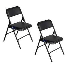 Deals and Offers on Furniture - Da URBAN Folding Leatherette Chair (Black) (Set of 2) Deals, Discounts & Offers on Furniture - Da URBAN Folding Leatherette Chair (Black) (Set of 2)
