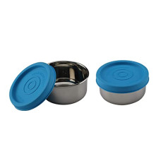 Deals and Offers on - Signoraware Nano Round Steel Small, Set of 2, 50ml+50ml, Blue Deals, Discounts & Offers on - Signoraware Nano Round Steel Small, Set of 2, 50ml+50ml, Blue
