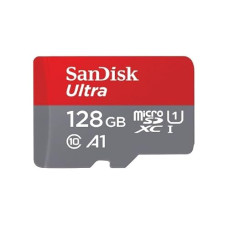 Deals, Discounts & Offers on Accessories - SanDisk Ultra microSDXC UHS-I Card, 128GB, 140MB/s R, 10 Y Warranty,