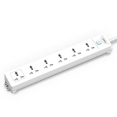 Deals and Offers on Electronics - EMBOX 10A Extension Board 6way power strip 2500w with Universal Sockets With Master Switch,Safety Shutter,Indicator and 1.8 mtr Cord length Deals, Discounts & Offers on Electronics - EMBOX 10A Extension Board 6way power strip 2500w with Universal Sockets With Master Switch,Safety Shutter,Indicator and 1.8 mtr Cord length