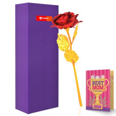 Deals and Offers on - ARCHIES Mother's Day Gold Plated Rose with Soft Ribbon and Quality Box Packing Gifting for Mothers Day, Fathers Day, Daughters Day (Red Gold) 15 Gift Deals, Discounts & Offers on - ARCHIES Mother's Day Gold Plated Rose with Soft Ribbon and Quality Box Packing Gifting for Mothers Day, Fathers Day, Daughters Day (Red Gold) 15 Gift