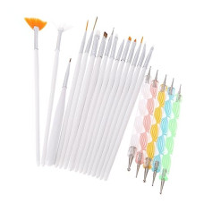 Deals, Discounts & Offers on Gardening Tools - Yimart 20PCS Nail Art Design Dotting Painting Drawing Polish Brush Pen Tools