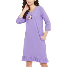 Deals and Offers on Women - Clovia Women's Cotton Graphic Print Short Night Dress Deals, Discounts & Offers on Women - Clovia Women's Cotton Graphic Print Short Night Dress