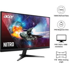 Deals, Discounts & Offers on Computers & Peripherals - Acer NITRO 21.5 inch Full HD LED Backlit VA Panel with Acer Display Widget, Acer VisionCare, Tilt-able Stand, 2X2W Inbuilt Speaker, VESA wall mount support Gaming Monitor (QG221Q)(Frameless, AMD Free Sync, Response Time: 1 ms, 100 Hz Refresh Rate)