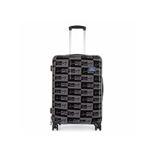 Deals, Discounts & Offers on  - Tommy Hilfiger Spring Field 55cm Plastic Hard Luggage Unisex Trolley Bag -Black+Grey