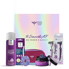 Deals and Offers on Health & Personal Care - Bombay Shaving Company Valentines Day Magic | Smooth Sista Pampering Gift Kit for women | Face and eyebrow razor (Pack of 4), Aftershave Soothing Gel, Ultra sensitive shaving foam, DFH Body Razor, Travel Kit Bag | Valentine Day Gift For Girlfriend, Wife Deals, Discounts & Offers on Health & Personal Care - Bombay Shaving Company Valentines Day Magic | Smooth Sista Pampering Gift Kit for women | Face and eyebrow razor (Pack of 4), Aftershave Soothing Gel, Ultra sensitive shaving foam, DFH Body Razor, Travel Kit Bag | Valentine Day Gift For Girlfriend, Wife