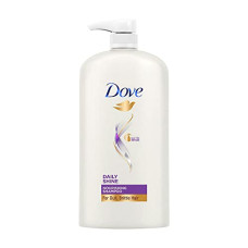 Deals and Offers on - Dove Daily Shine, Shampoo, 1L, for Damaged or Frizzy Hair, Makes Hair Soft, Shiny And Smooth, Mild Daily Shampoo, Deals, Discounts & Offers on - Dove Daily Shine, Shampoo, 1L, for Damaged or Frizzy Hair, Makes Hair Soft, Shiny And Smooth, Mild Daily Shampoo,