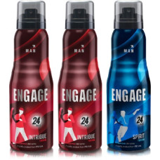 Deals, Discounts & Offers on  - Engage Deo Combo 2 Intrigue for him 165ml and 1 Spirit