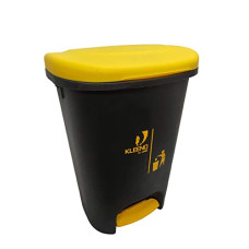 Deals, Discounts & Offers on  - Cello Plastic Pedal Step-On Garbage Dustbin 50 Ltr, Black-Yellow