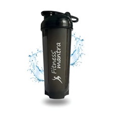 Deals, Discounts & Offers on Accessories - Fitness Mantra Premium 700ml Protein Shaker Bottle with Mixer Ball